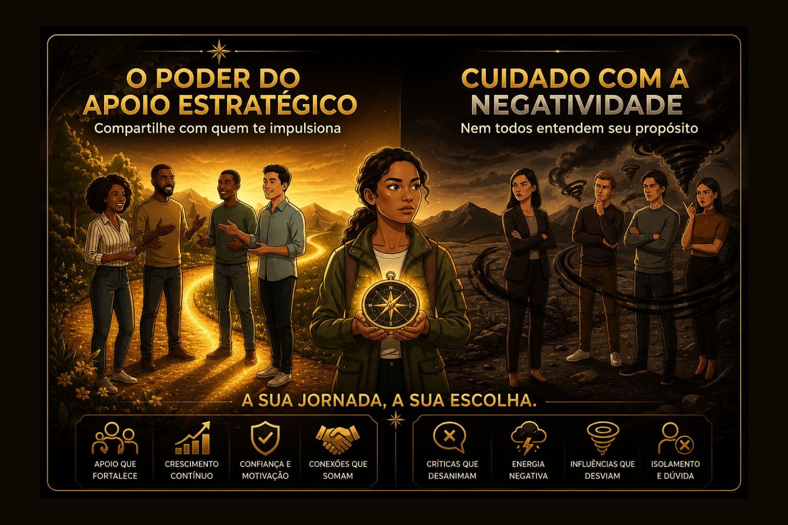 Com Quem Compartilhar o Seu Propósito de Vida? Cuidado com a Negatividade